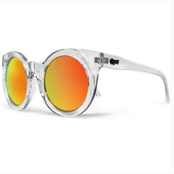 Quay Australia Accessories - Quay Sunday Girl Sunglasses in Clear and Orange